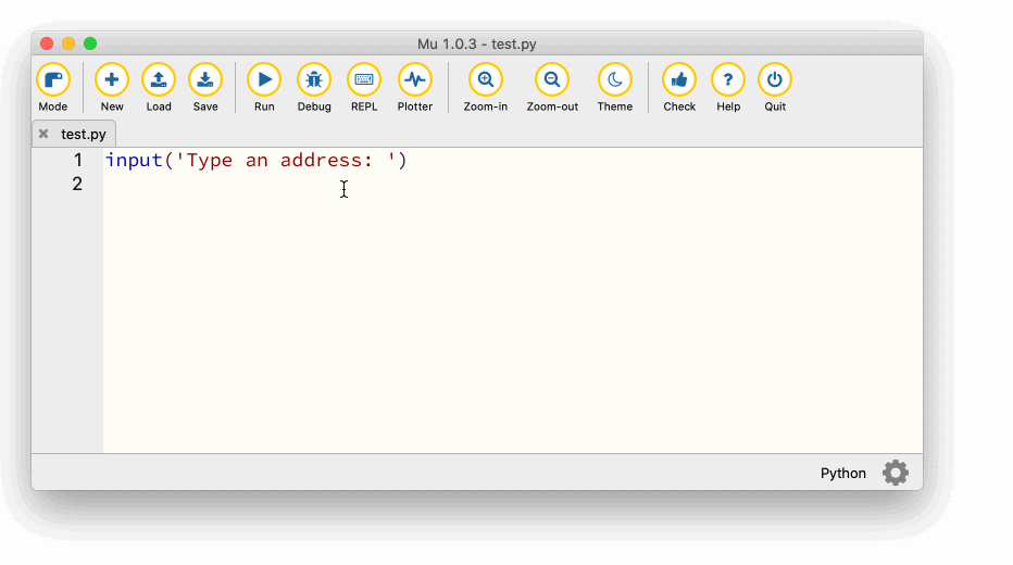 IDE example